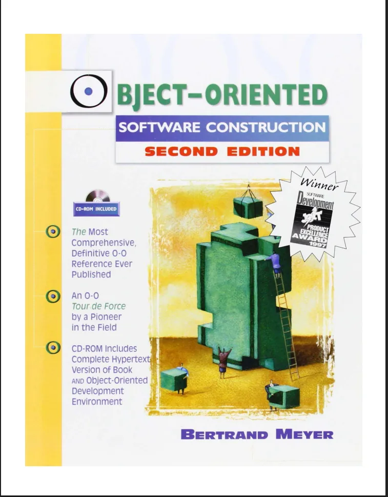 Cover of Object-Oriented Software Construction, Second Edition, by Bertrand Meyer
